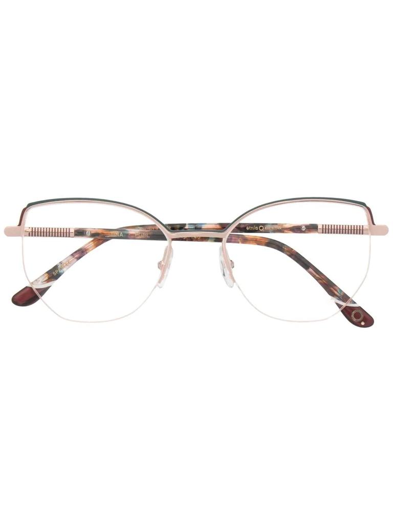 Etnia Barcelona Tina cat-eye glasses - women -  -  - Gold