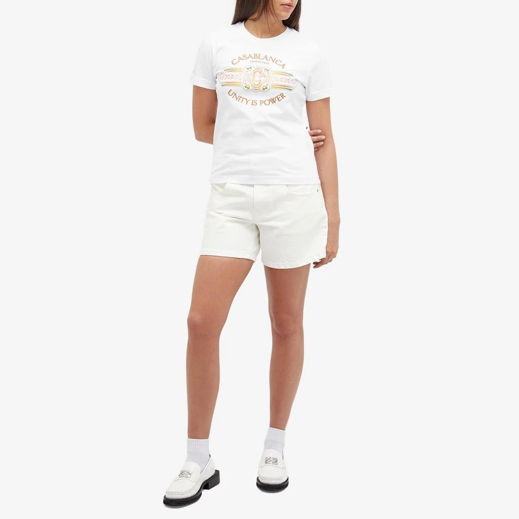 Casablanca Casablanca Unity Power Printed Fitted T-Shirt 4