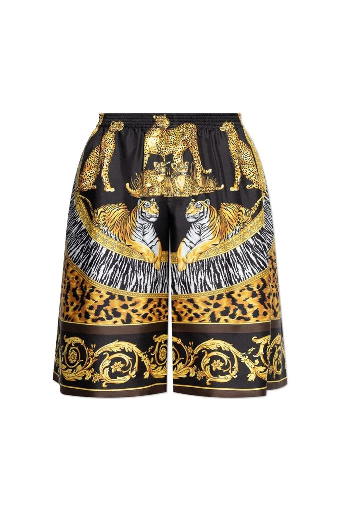 Versace Versace Pattern-Printed Elasticated Waistband Shorts 1