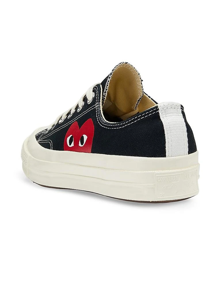 Comme des Garcons CdG PLAY x Converse Women's Chuck Taylor All Star Peek-A-Boo Low-Top Sneakers 3