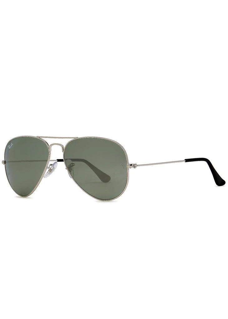 Ray-Ban Silver-tone aviator sunglasses 1