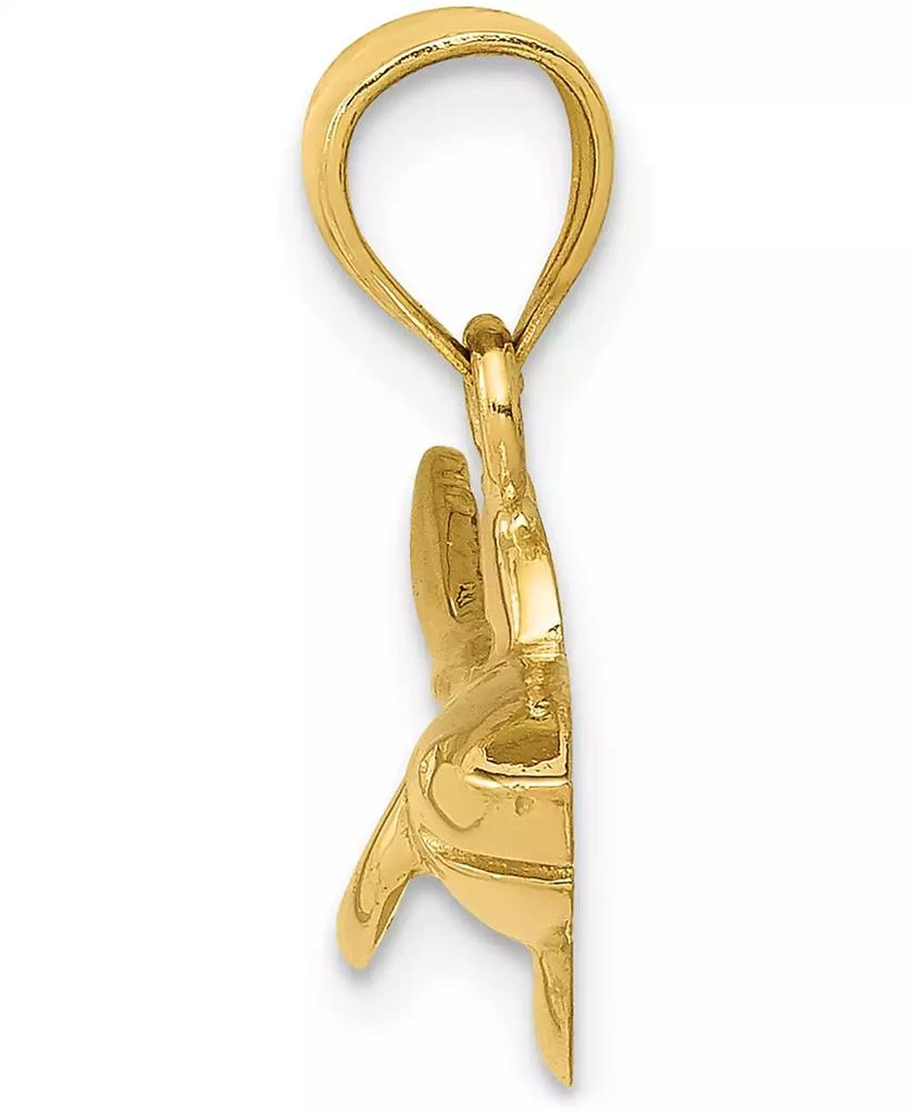 Macy's Shark Charm Pendant in 14k Yellow Gold 2