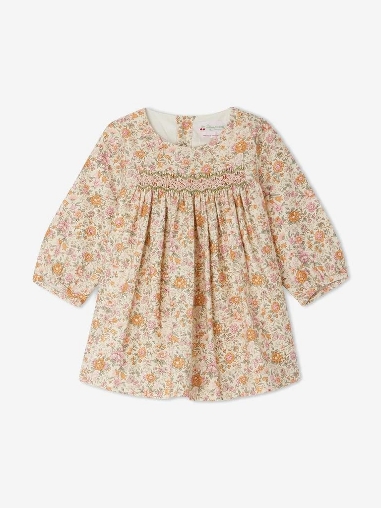 Bonpoint Bonpoint Baby Girls Felicie Smocked Dress in Multicolour 1