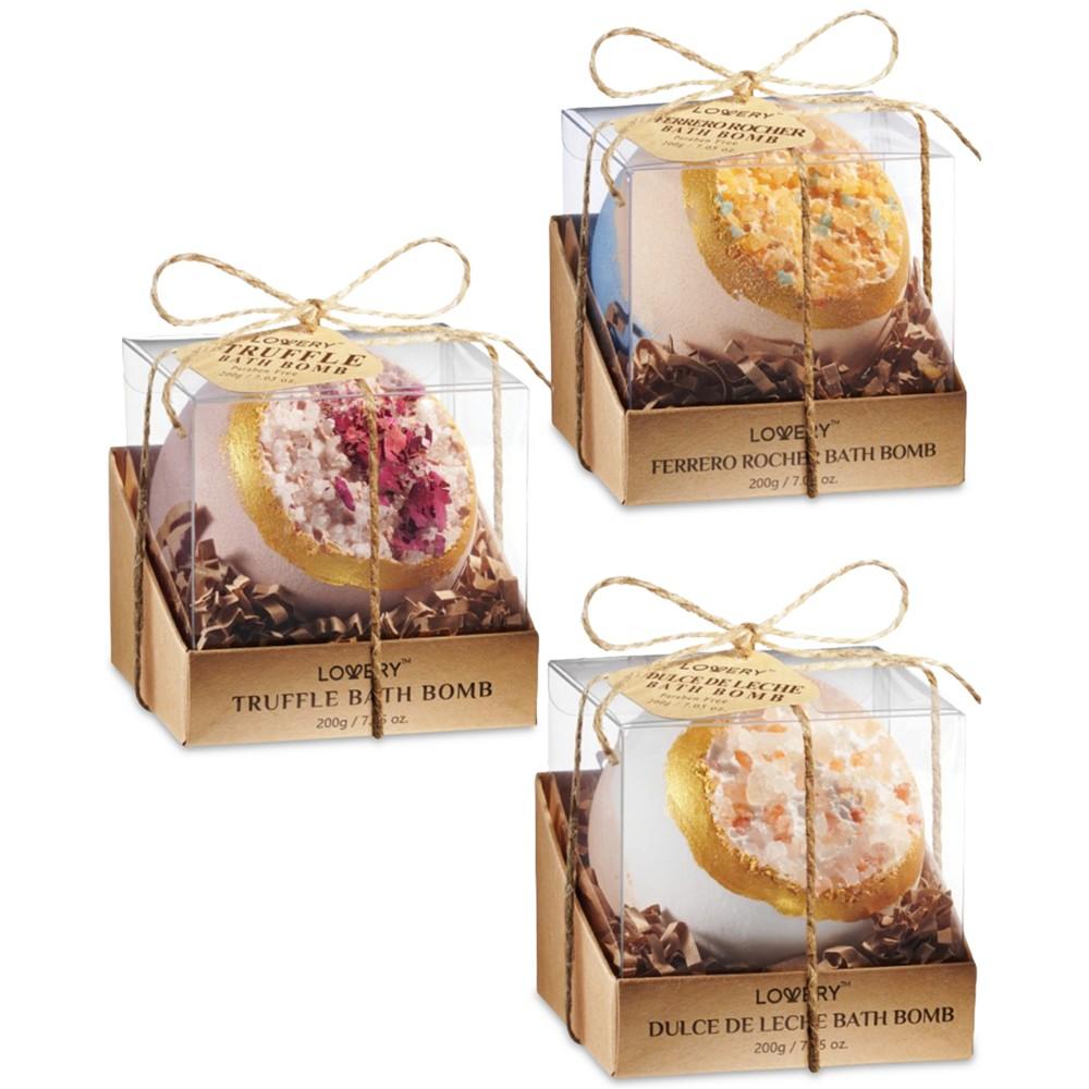 Lovery 3-Pc. Coarse Sea Salt Bath Bomb Set