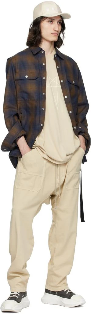 Rick Owens Off-White Classic Cargo Sweatpants 4