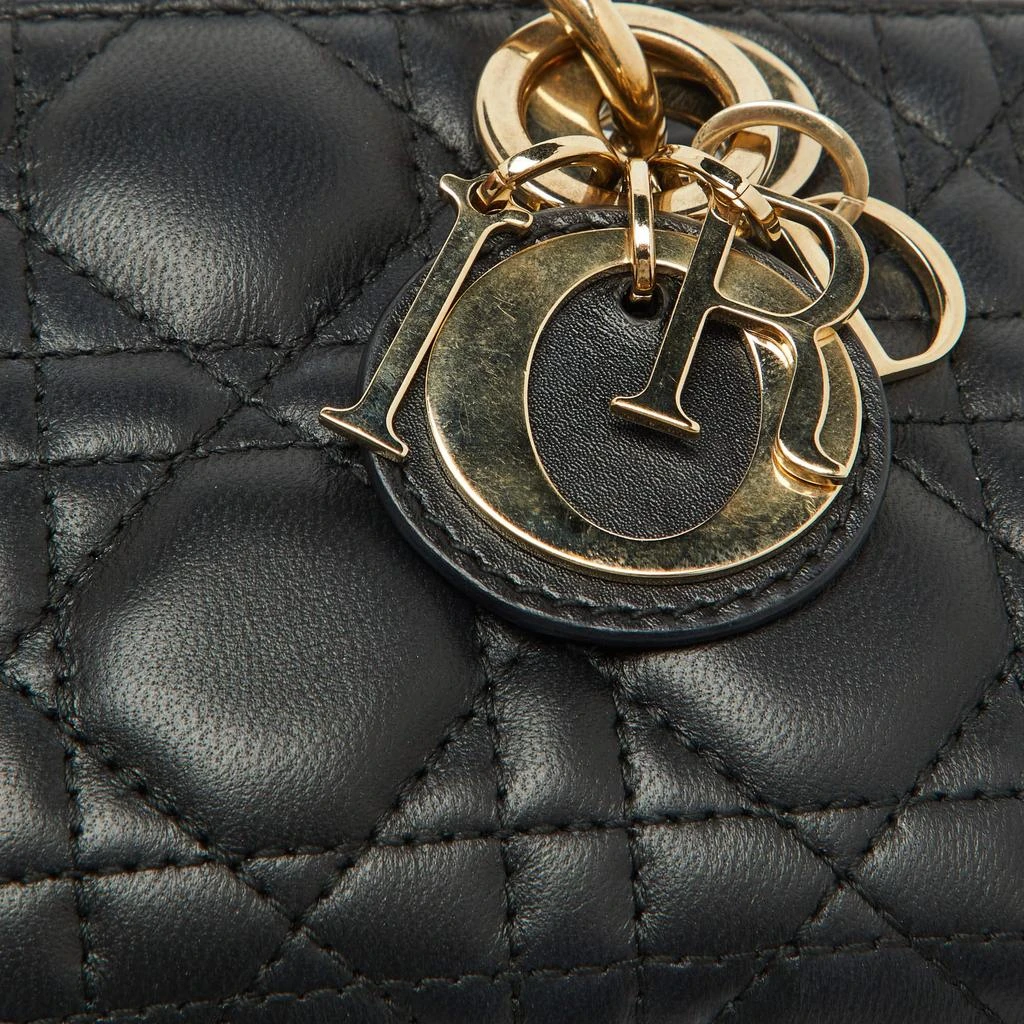 Dior Dior Black Cannage Leather Micro Lady D-Joy Bag 5