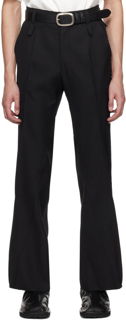 Bianca Saunders Black Pen Trousers