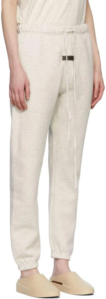 Essentials Off-White Cotton Lounge Pants 2