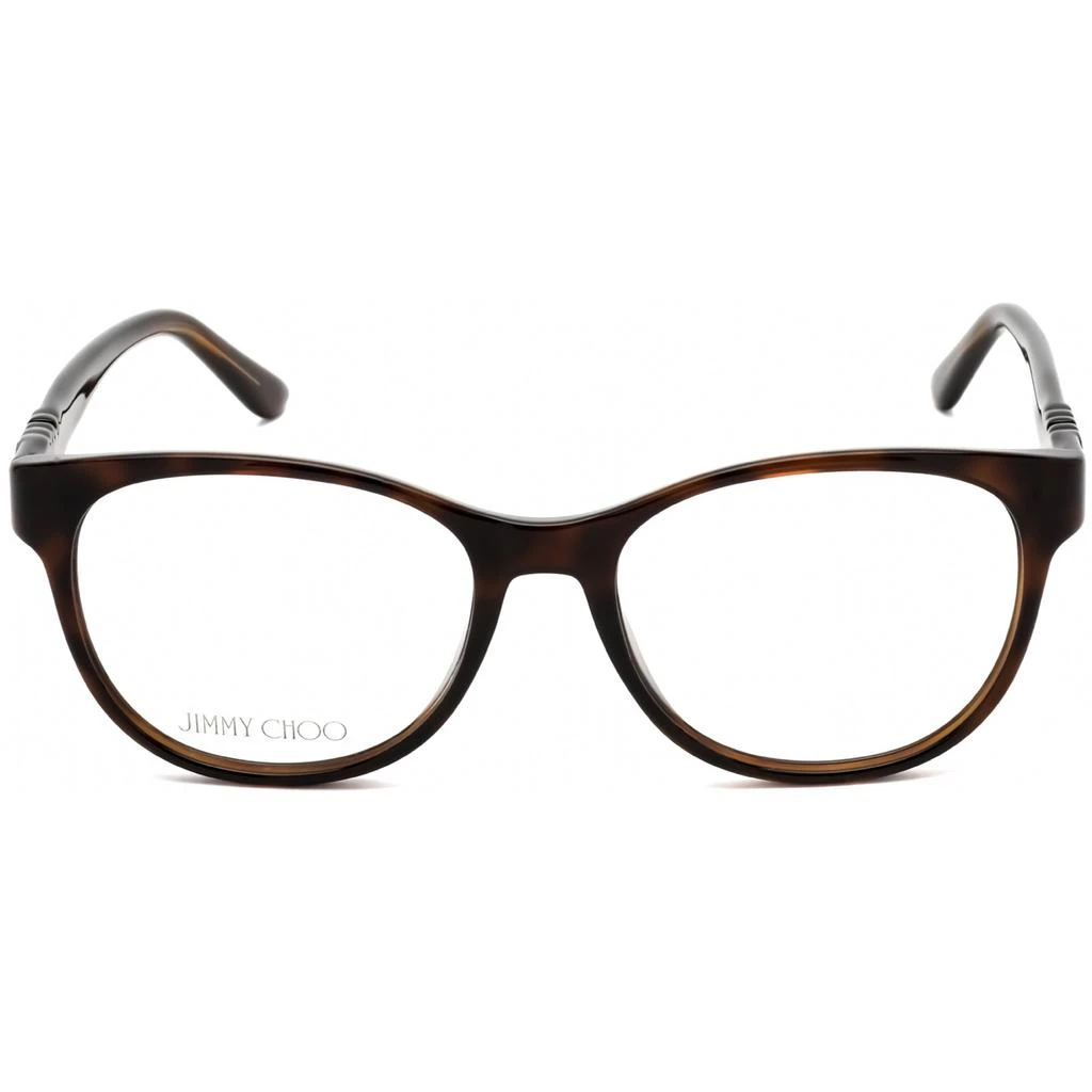 Jimmy Choo Jimmy Choo Women's Eyeglasses - Clear Lens Havana Acetate Frame | JC 241 0086 00 2