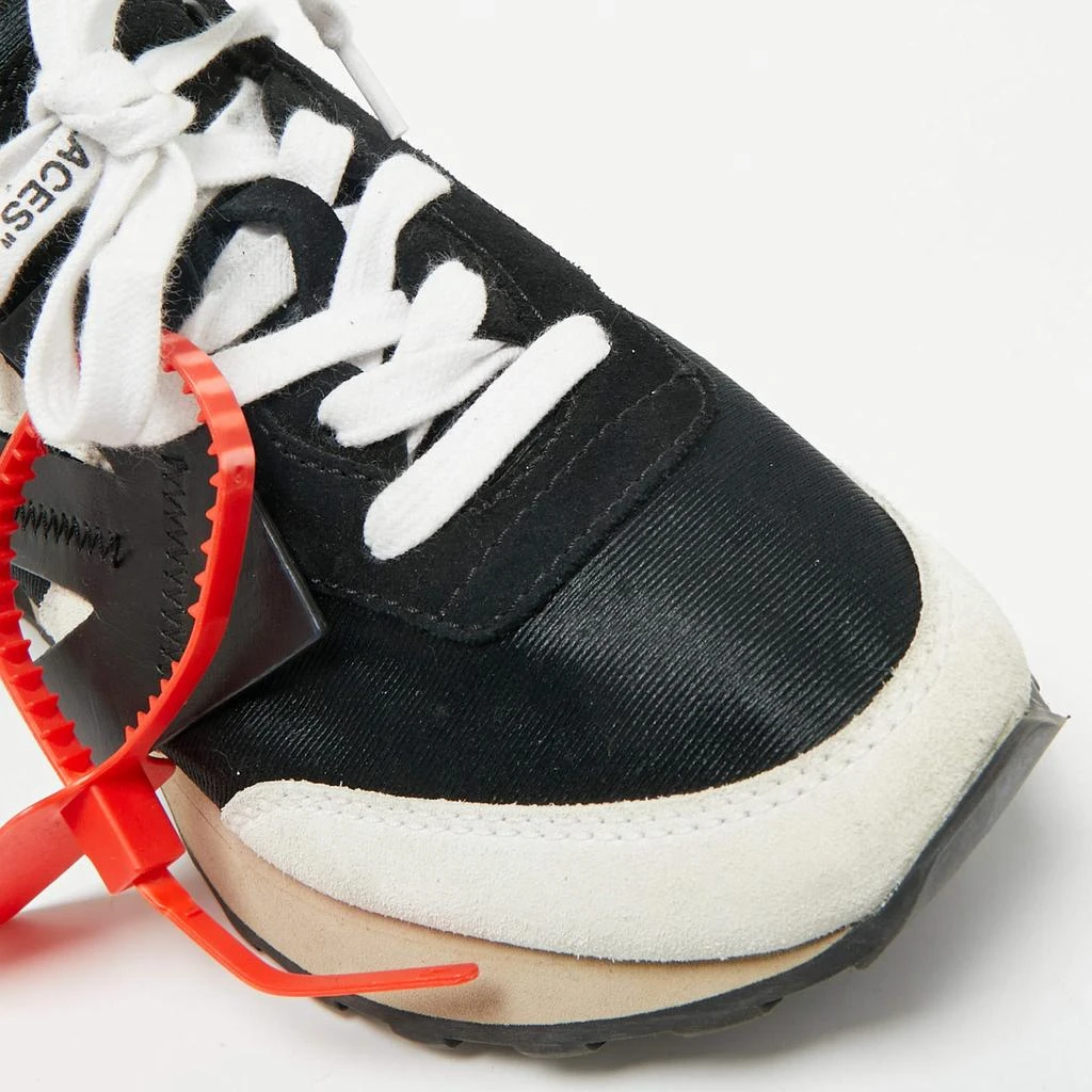 Off-White Off-White Two Tone Nylon and Suede HG Runner Sneakers Size 37 7
