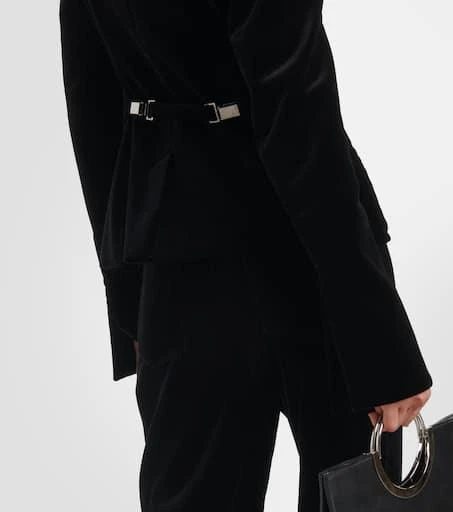 Tom Ford Single-breasted cotton velour blazer 6