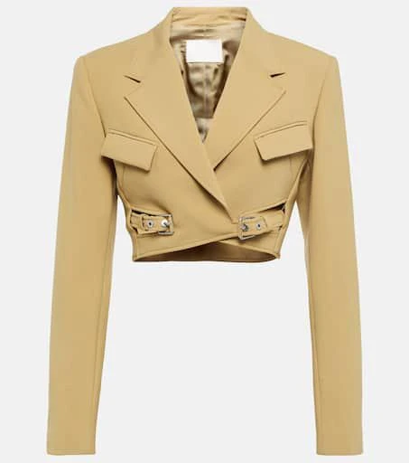Dion Lee Interlock belted cropped blazer 1