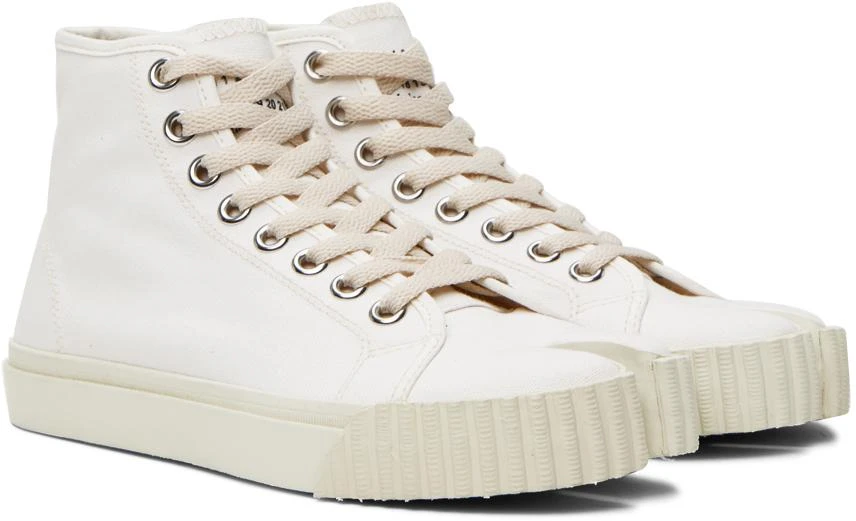 MAISON MARGIELA White Tabi Sneakers 4