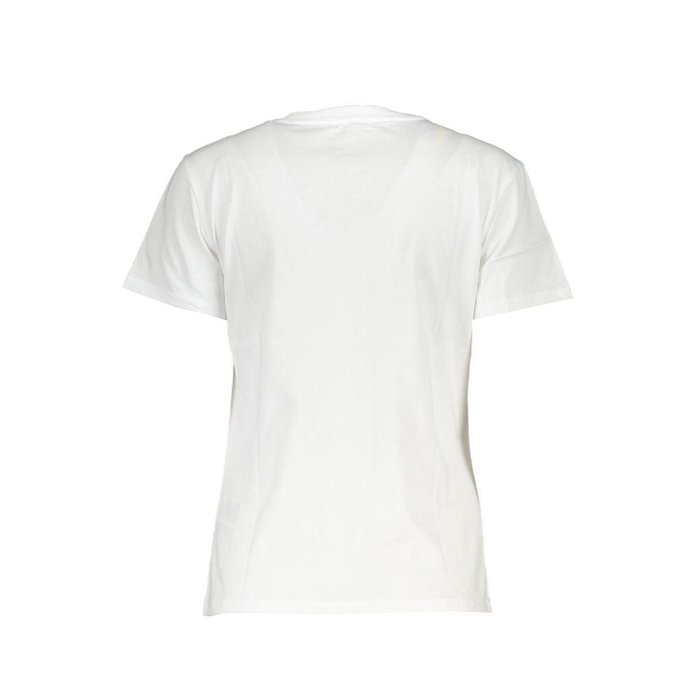 PATRIZIA Elegant Short Sleeve Crew Neck Tee with Women's Logo