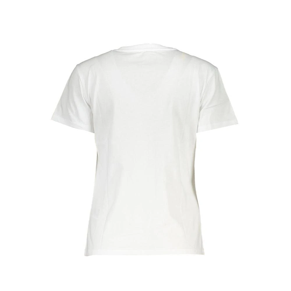 PATRIZIA Elegant Short Sleeve Crew Neck Tee with Women's Logo 2