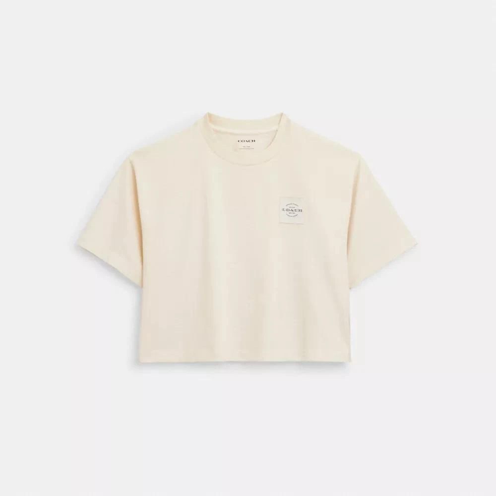 Coach Garment Dye Cropped T Shirt 1
