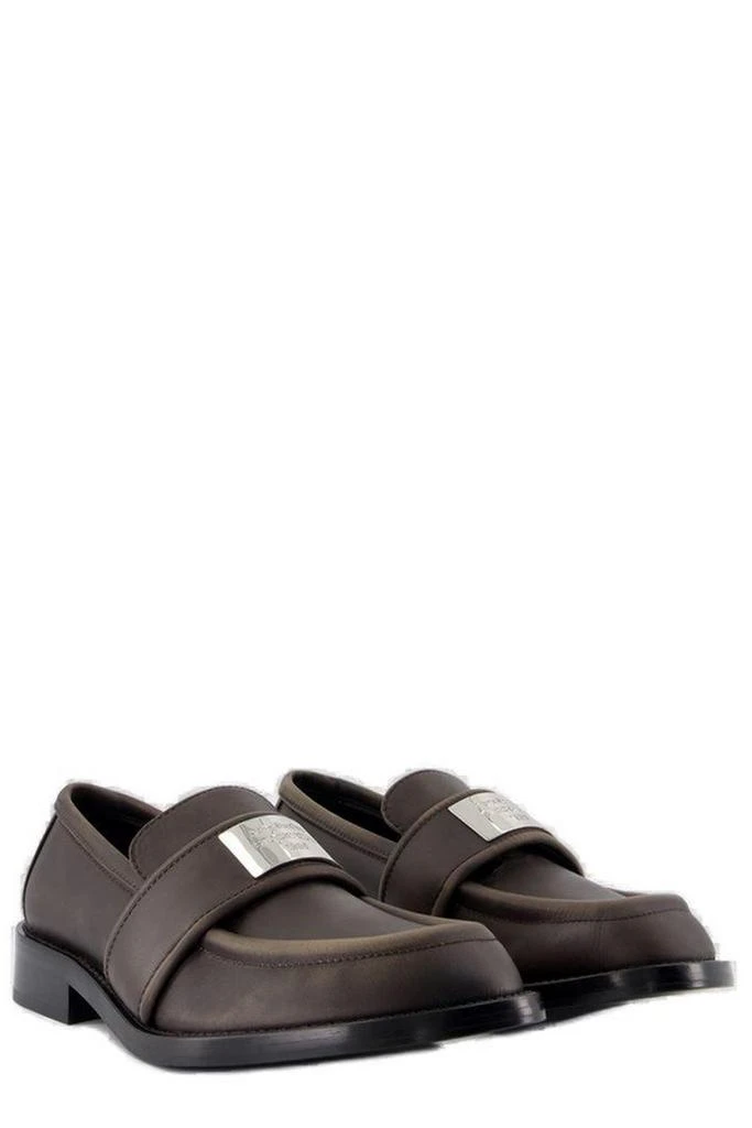 Acne Studios Acne Studios Logo Engraved Slip-On Loafers 2