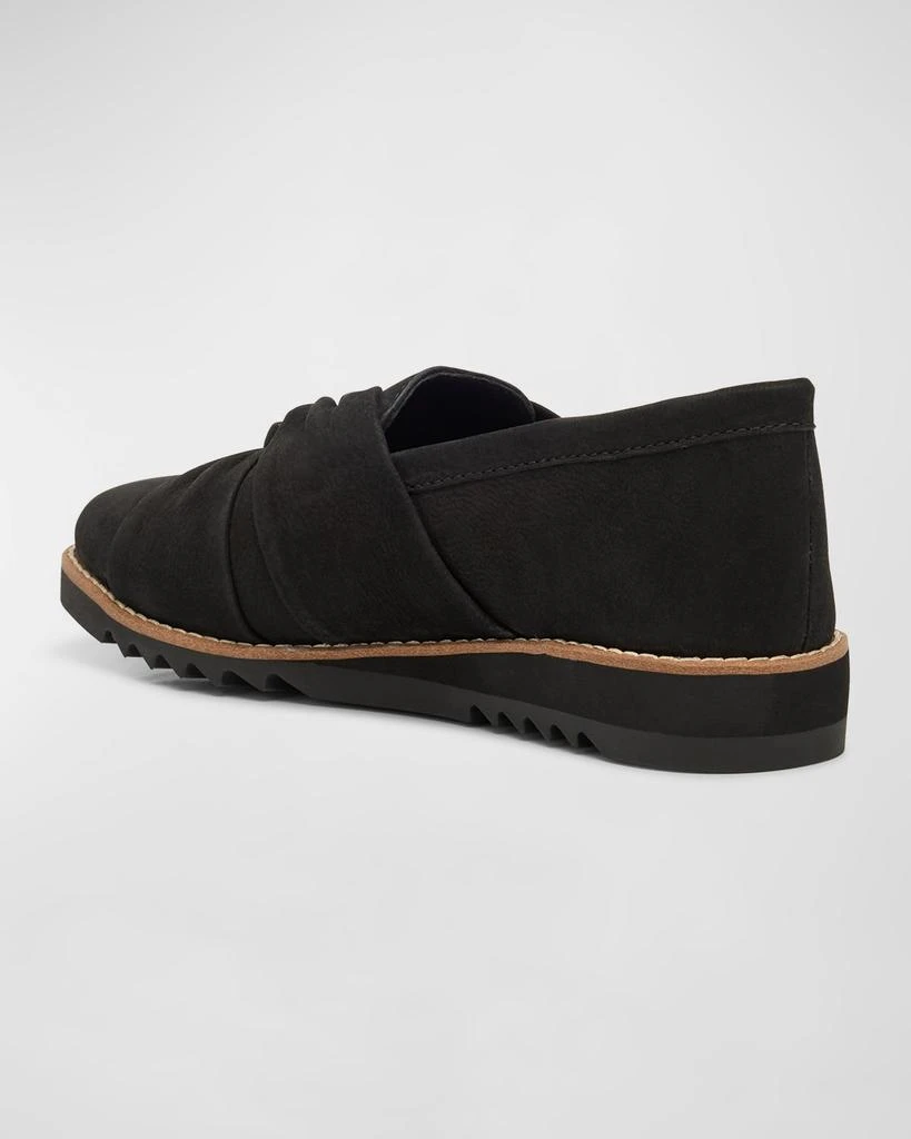 Eileen Fisher Eena Suede Twist Slip-On Loafers 3