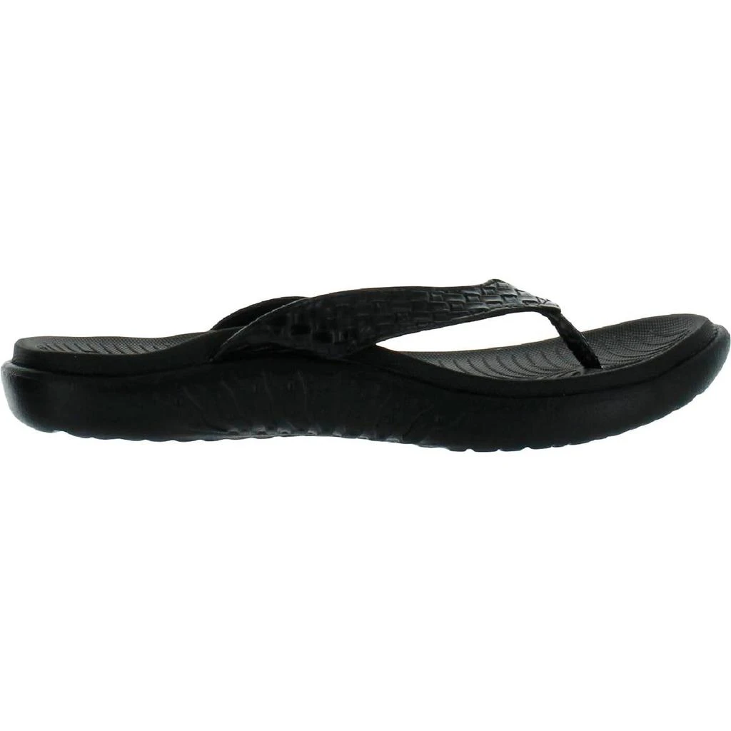 KuaiLu Womens Open Toe Slip On Thong Sandals 3