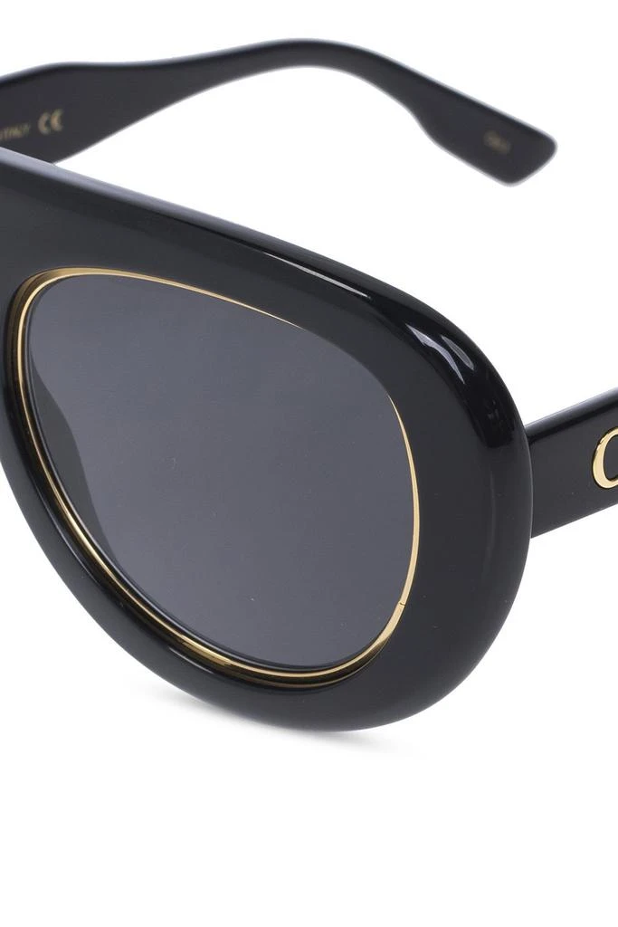 Gucci Gucci Eyewear	Logo Lettering Round Frame Sunglasses 3