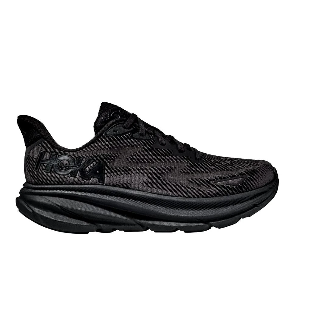 Hoka One One Clifton 9 Black / Black  1127895-BBLC Men's 1