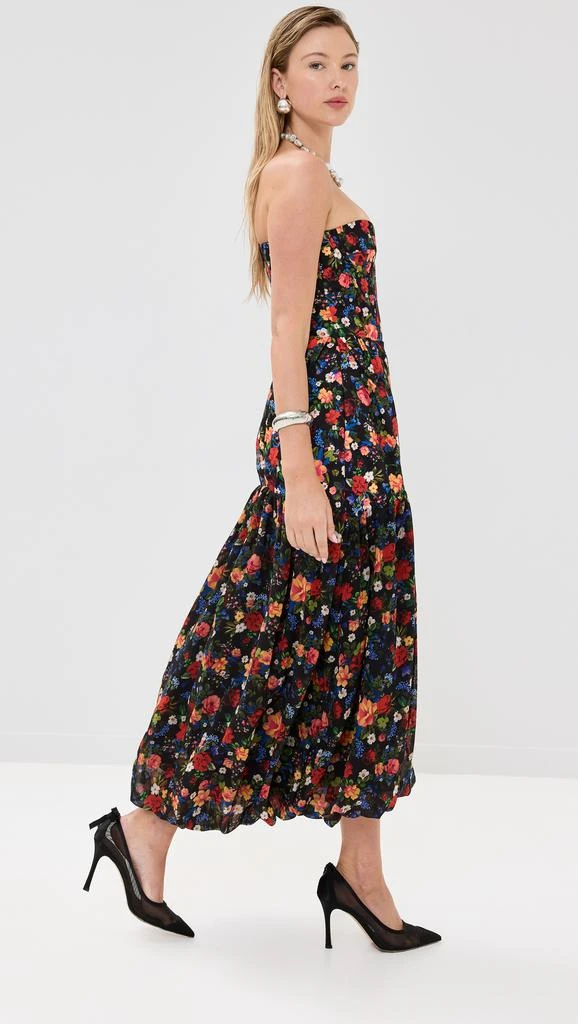 Kika Vargas Glenn Dress Black Garden 3