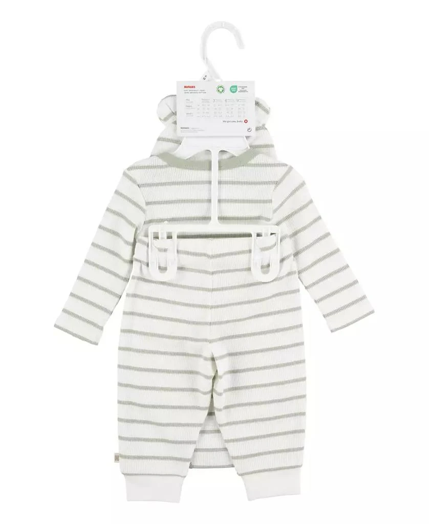 Huggies Baby Boys Cotton Waffle Bodysuit, Pants & Hat, 3 Piece Set 4