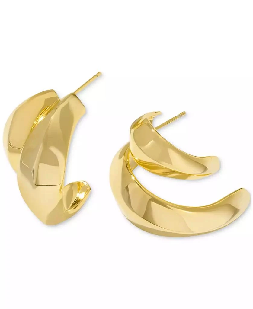 Kendra Scott Liana Double-Row Open Hoop Earrings 3
