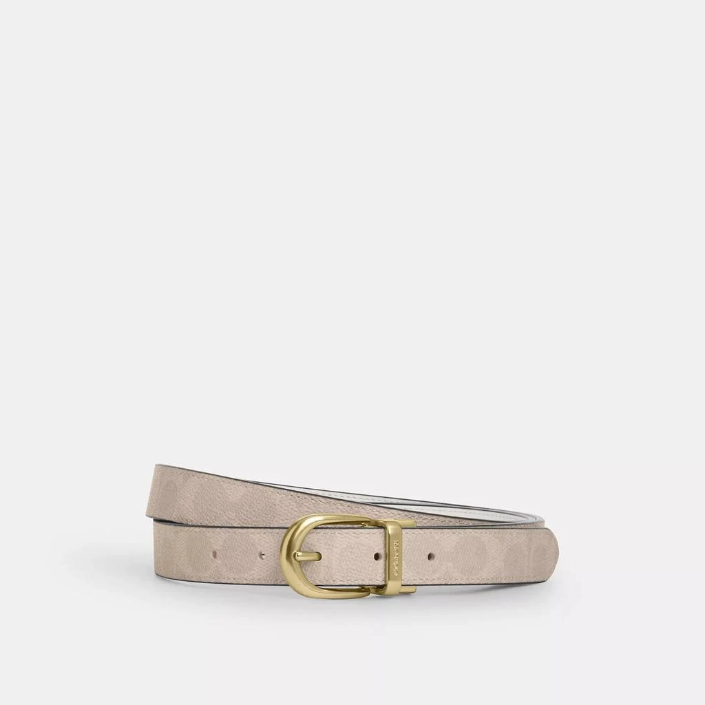 Coach Harness Buckle Cut To Size Reversible Belt, 25 Mm 5