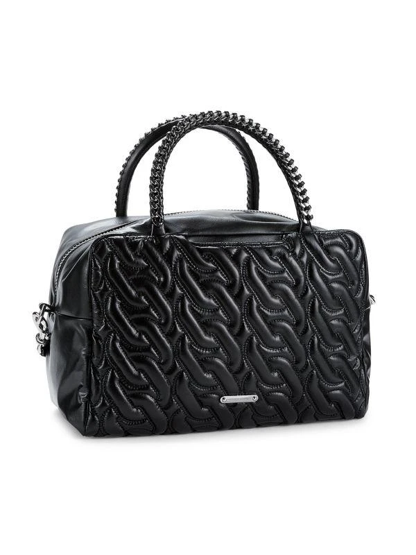 Rebecca Minkoff Quilted Leather Top Handle Bag 4