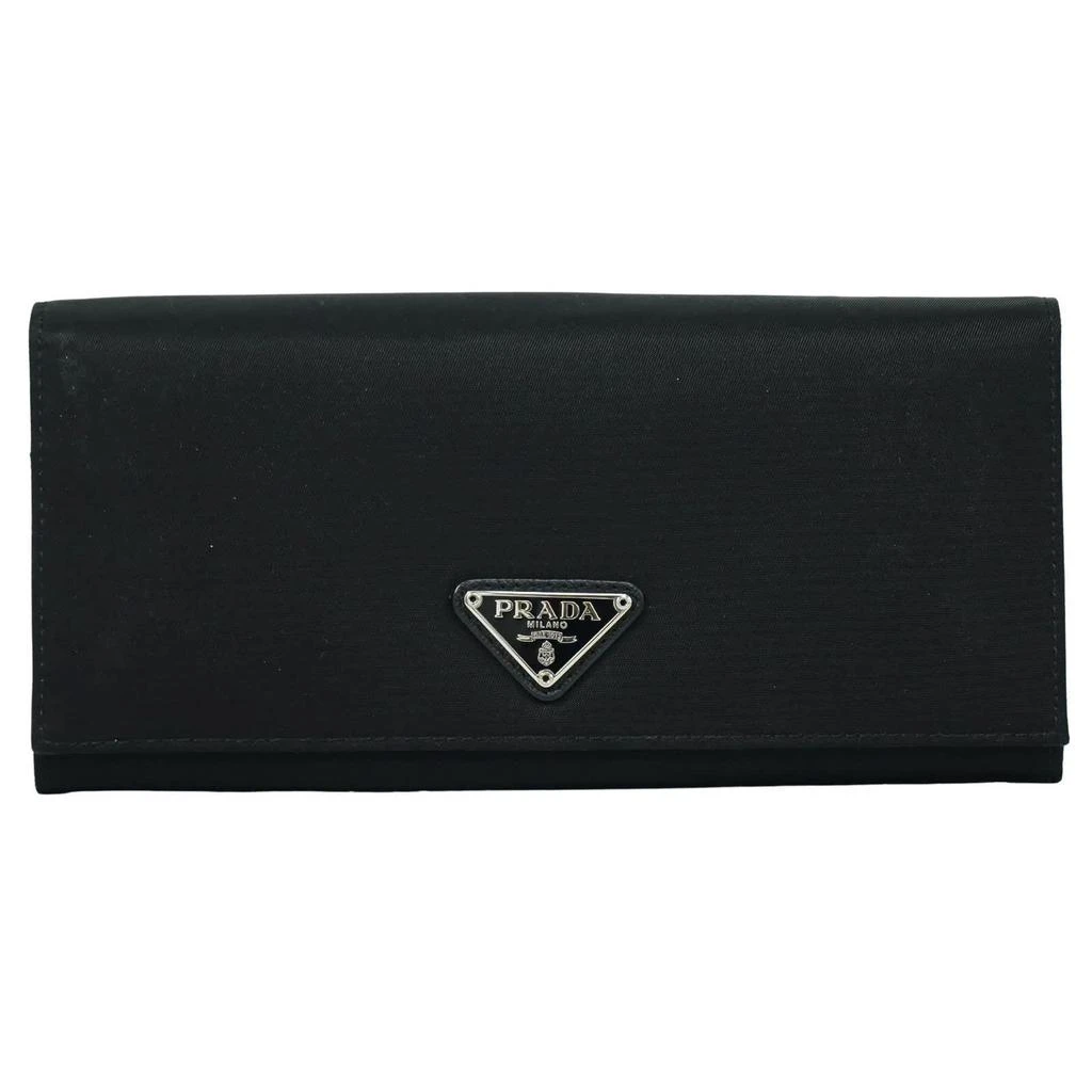 Prada Continental Wallet Tessuto Nylon Wallets Accessory (Pre-Owned)