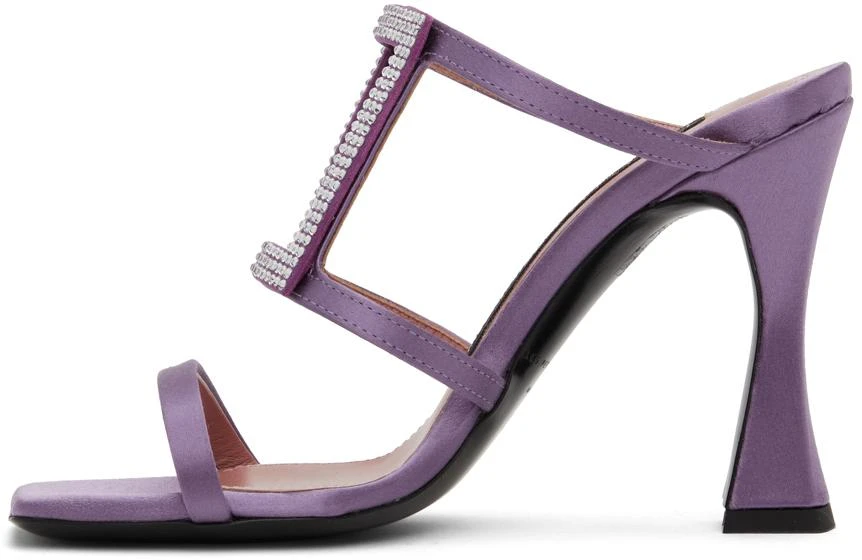 Les Petits Joueurs Purple Hoya Heeled Sandals 3