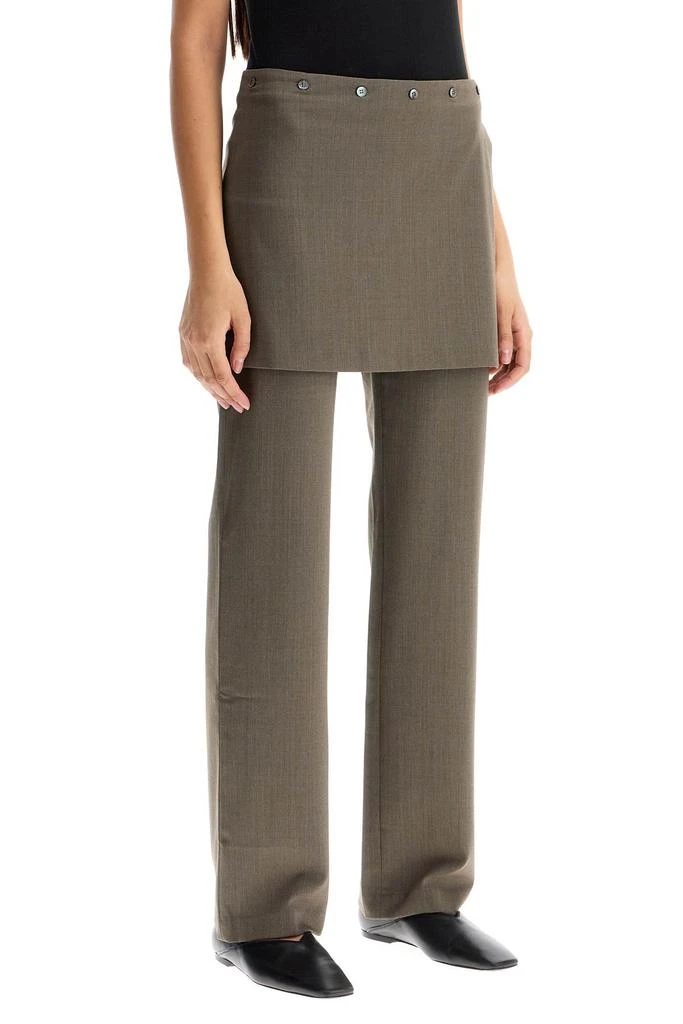 Paloma Wool lander pants with overlapping skirt overlay 2