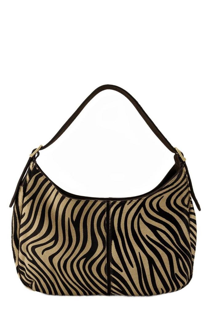 ROUJE Rouje Zebra Printed Big Hobo Bag