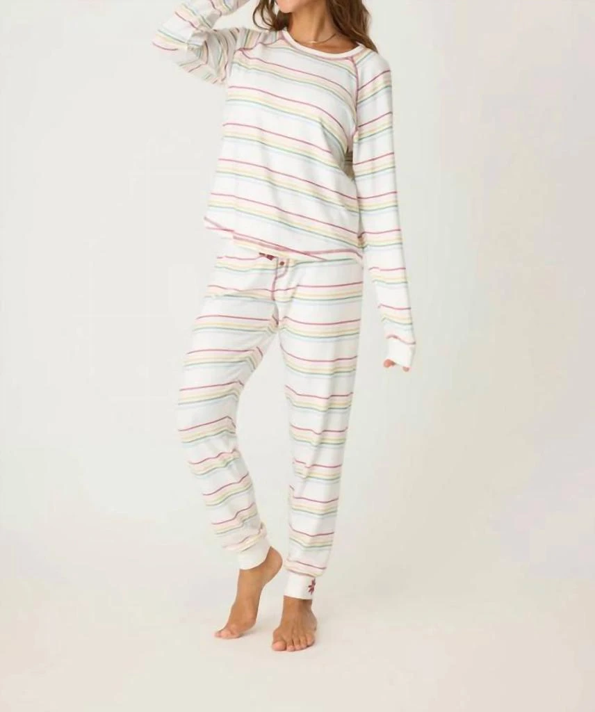 PJ Salvage Pj Salvage - Joy To The World Stripe Top 1