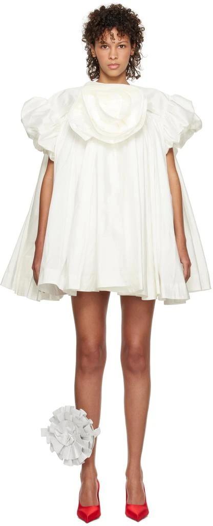 VAQUERA SSENSE Exclusive White Sierra Minidress 1