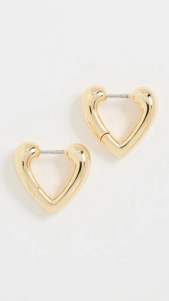 Gorjana Amour Heart Huggies 1