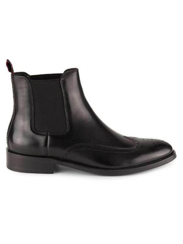Zanzara Morros Leather Wingtip Brogue Chelsea Boots 1