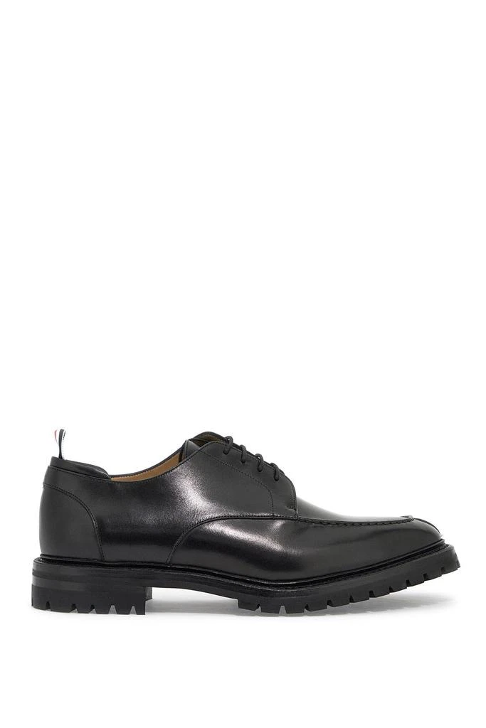 Thom Browne Derby Apron Stitch in pelle liscia 1