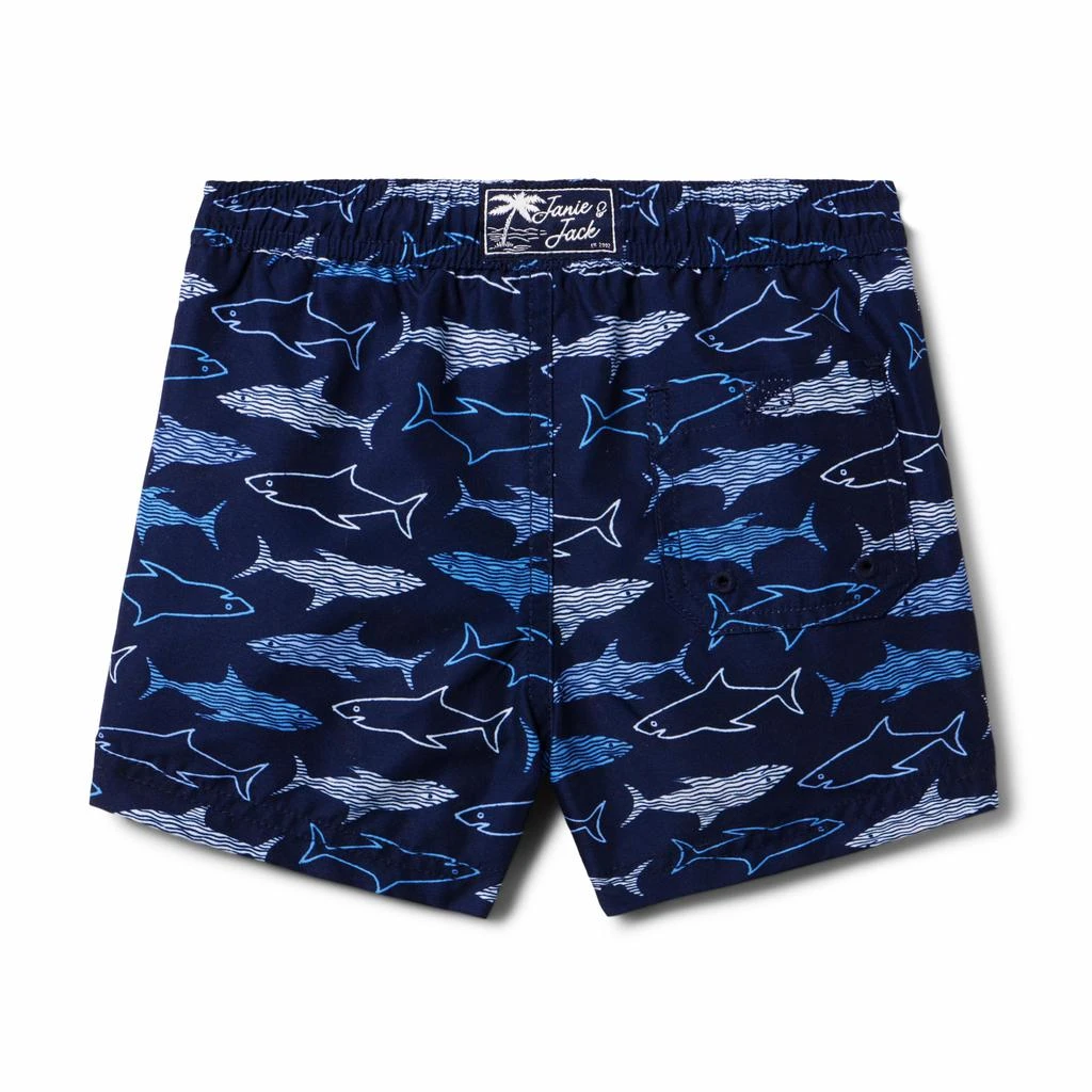 Janie and Jack Printed Swim Shorts (Toddler/Little Kid/Big Kid) 2