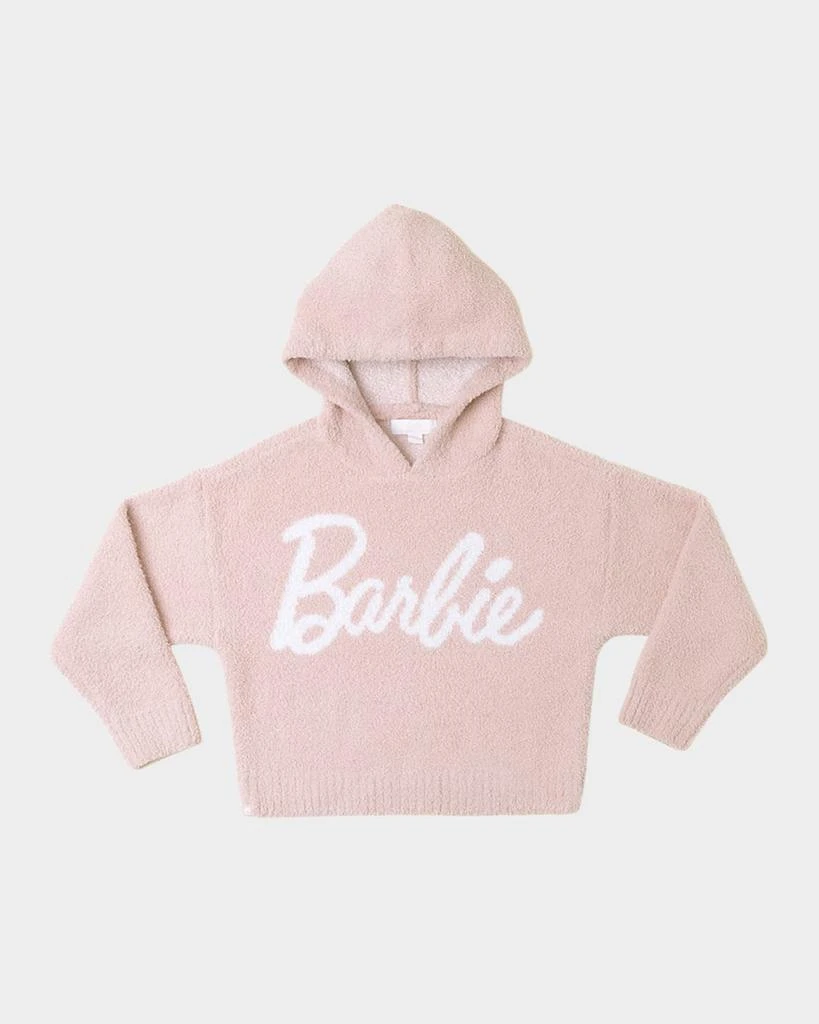 Barefoot Dreams Girl's Barbie Youth Hoodie, Size 6-14 1