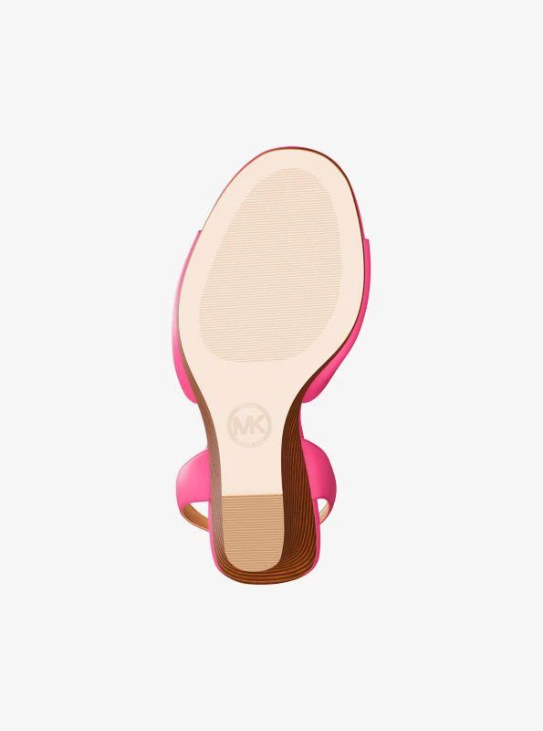 Michael Kors Carson Leather Wedge Sandal 5