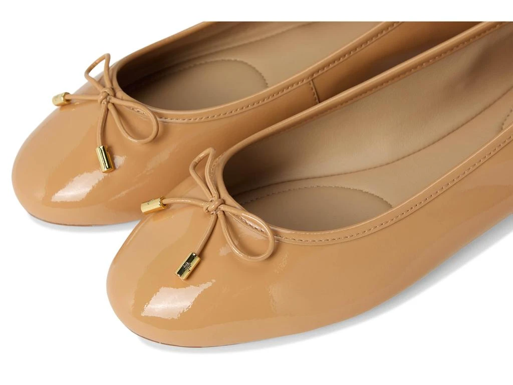 Ralph Lauren Jayna Crinkle Patent Leather Flats 6