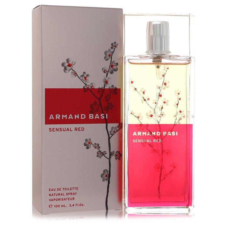 ARMAND BASI 2pcs Combo  Sensual Red by  Eau De Toilette Spray 3.4 oz Women