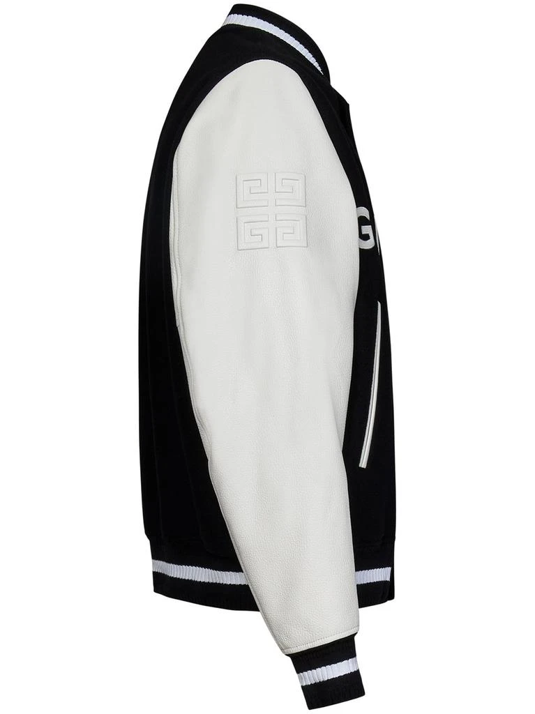 Givenchy Givenchy Logo Detailed Varsity Bomber Jacket 3