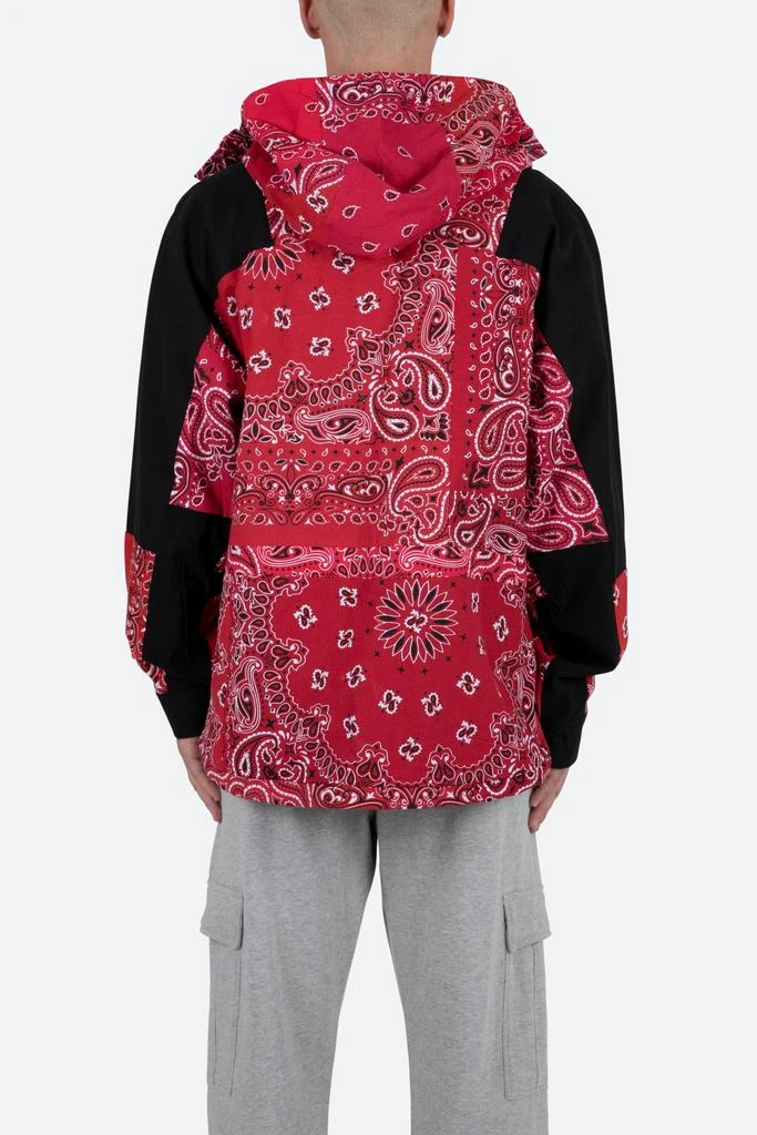 MNML Hooded Bandana Jacket - Red 5