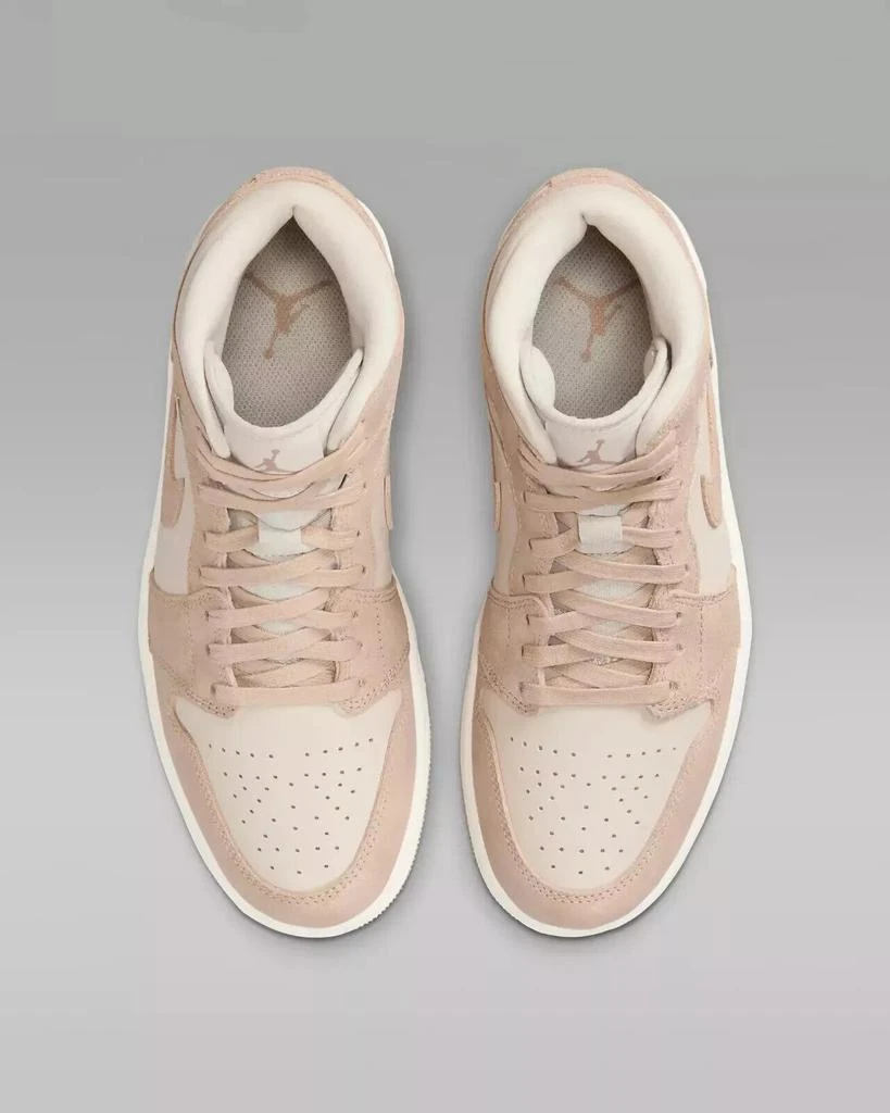 NIKE Air Jordan 1 Mid SE FJ3448-200 Sneakers WoLight Brown Shoes RHS5409 4