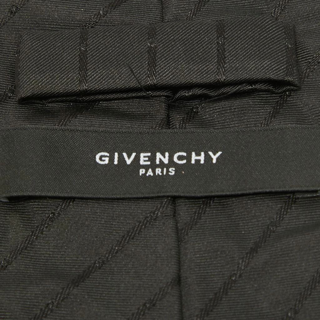 Givenchy Givenchy Black Patterned Silk Tie 3