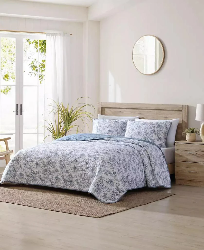 Tommy Bahama CLOSEOUT! Pen And Ink Reversible 3 Piece Quilt Set 3