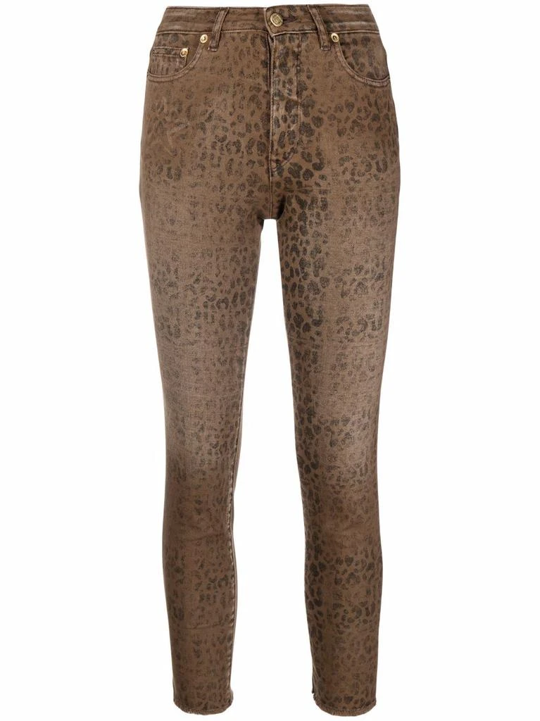 Golden Goose GOLDEN GOOSE - Leopard Printed Denim Jeans 1